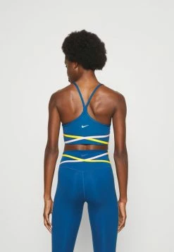 Nike Performance INDY BRA - Light Support Sports Bra - Court Blue/pink Glaze/university Gold/white -Nike Performance store 2dcaf04feab349e9b7936f57562cc23b