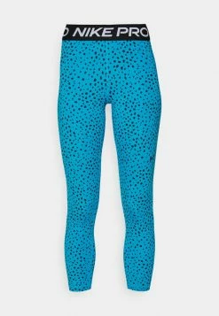 Nike Performance CROP - Leggings - Laser Blue/black -Nike Performance store 2de6692e9332432fa665eafafc0292fd