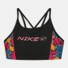 Nike Performance INDY BRA ICONCLASH - Sports Bra - Black, Pink