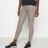 Nike Performance AIR - Leggings - Moon Fossil/chile Red/silver