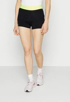 Nike Performance 365 SHORT - Leggings - Black/yellow