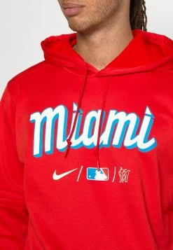 Nike Performance MLB MIAMI MARLINS CITY CONNECT THERMA HOODIE - Hoodie - University Red/white -Nike Performance store 2e9dbbb9575d4e1d946e18ba783ed01f