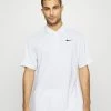 Nike Performance SOLID - Polo Shirt - White/black
