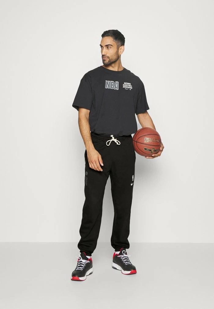 Nike Performance NBA BROOKLYN NETS STANDARD ISSUE PANT - Club Wear - Black/pale Ivory 2 Nike Performance NBA BROOKLYN NETS STANDARD ISSUE PANT - Club Wear - Black/pale Ivory - Image 2
