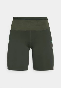 Nike Performance W NK EPIC LUXE SHORT TRAIL - Leggings - Olive -Nike Performance store 2edc97ad18fb46879d434377545ba7ea