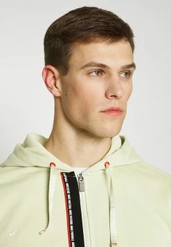 Nike Performance FC TRIBUNA HOODIE - Zip-up Sweatshirt - Olive Aura/habanero Red/white -Nike Performance store 2eef97e59a744dc9a457d8680a4ede60