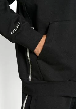 Nike Performance NBA LOS ANGELES LAKERS STANDARD ISSUE FULLZIP HOODIE - Hoodie - Black/pale Ivory -Nike Performance store 2f06279c4f8d4f759f8dbe273dc79ad7