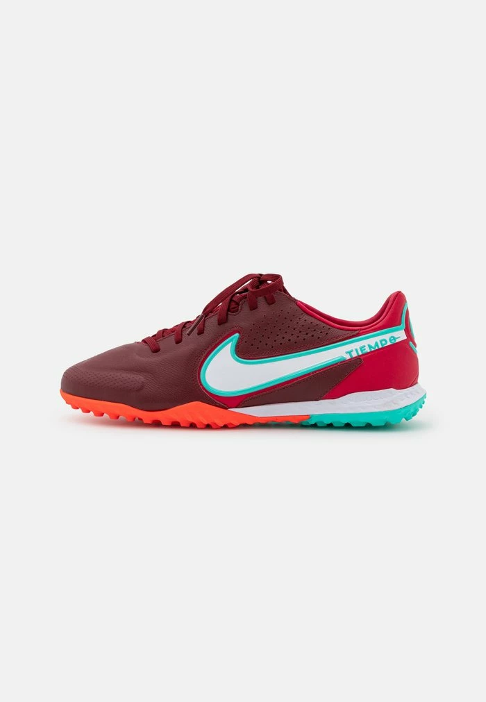 Nike Performance REACT TIEMPO LEGEND 9 PRO TF - Astro Turf Trainers - Team Red/white/mystic Hibiscus 1 Nike Performance REACT TIEMPO LEGEND 9 PRO TF - Astro Turf Trainers - Team Red/white/mystic Hibiscus