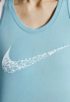 Nike Performance RUN TANK - Top - Worn Blue/white -Nike Performance store 2fb70fd699704653ae5741be5dc4e730