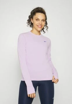 Nike Performance RUN PACER - Long Sleeved Top - Lilac