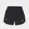 Nike Performance RUN TEMPO SHORT - Sports Shorts - Black/bright Crimson