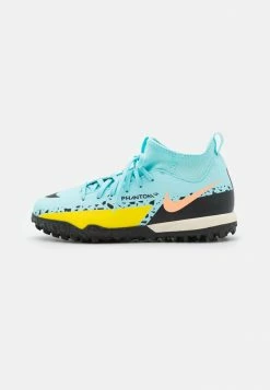 Nike Performance JR PHANTOM GT2 ACADEMY DYNAMIC FIT TF UNISEX - Astro Turf Trainers - Glacier Ice/black/yellow Strike