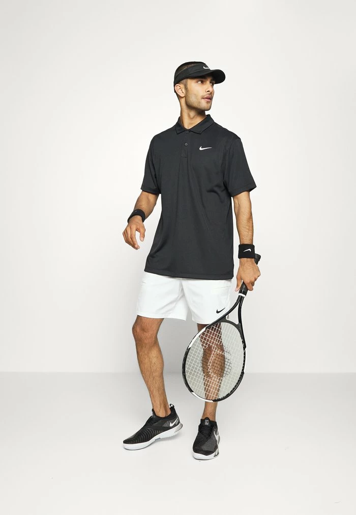 Nike Performance SOLID - Polo Shirt - Black/white 2 Nike Performance SOLID - Polo Shirt - Black/white - Image 2