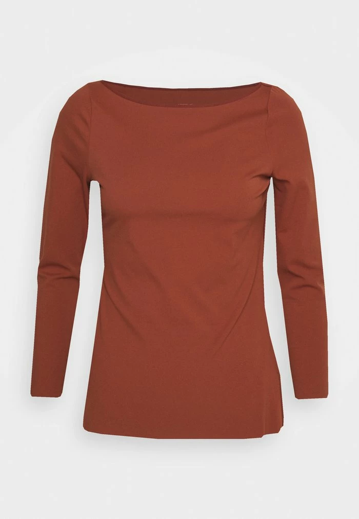 Nike Performance THE YOGA LUXE - Long Sleeved Top - Oxen Brown/iron Grey 1 Nike Performance THE YOGA LUXE - Long Sleeved Top - Oxen Brown/iron Grey