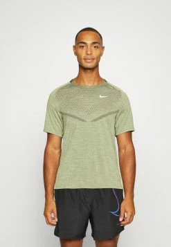 Nike Performance TECHKNIT ULTRA - Sports T-shirt - Rough Green/alligator/silver
