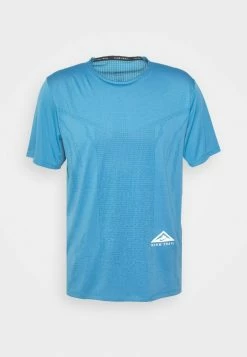 Nike Performance TRAIL RISE 365 - Sports T-shirt - Dutch Blue/mint Foam -Nike Performance store 32014fe553294d139c5503ff3afe2fcf