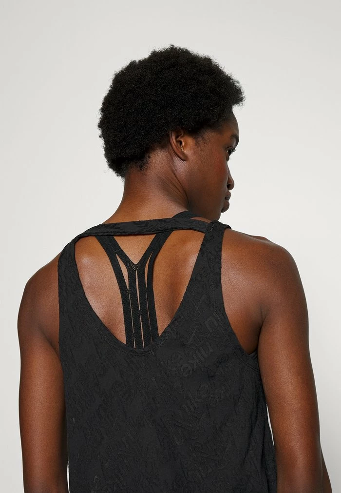 Nike Performance AIR TANK - Top - Black 4 Nike Performance AIR TANK - Top - Black - Image 4