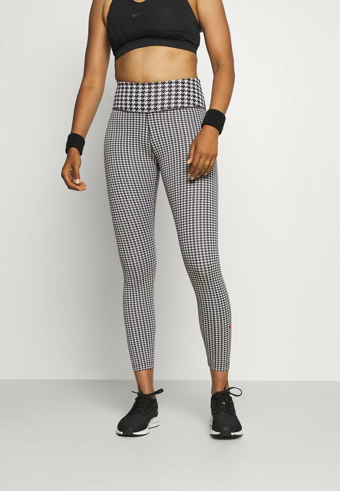 Nike Performance ONE 7/8 - Leggings - White/black 1 Nike Performance ONE 7/8 - Leggings - White/black