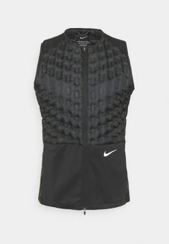 Nike Performance VEST - Waistcoat - Black/silver -Nike Performance store 32c23a01b3a34df0b9379f9b38cf9ed8