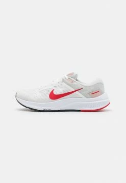 Nike Performance W AIR ZOOM STRUCTURE - Neutral Running Shoes - Summit White/univ Red/photon Dust/pink Oxford/white/off Noir