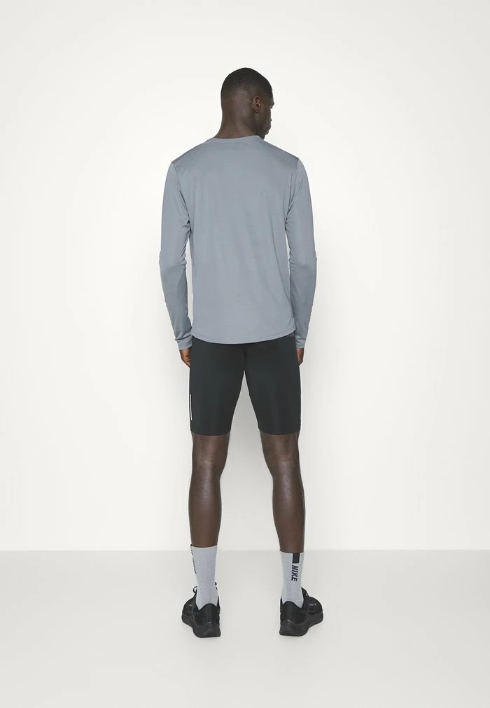 Nike Performance TRAIL HALF - Leggings - Black/dark Smoke Grey 5 Nike Performance TRAIL HALF - Leggings - Black/dark Smoke Grey - Image 5