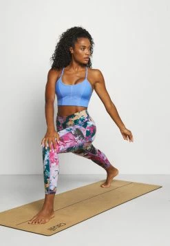 Nike Performance INDY BRA - Light Support Sports Bra - Royal Pulse/aluminum -Nike Performance store 3400f43a6b4240bb8bbc576f80b734ba