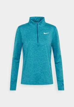 Nike Performance ELEMENT - Long Sleeved Top - Marina Washed/teal Heather