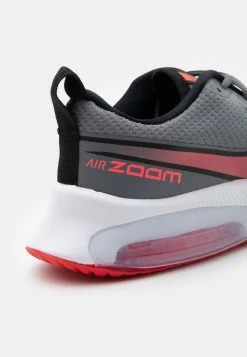 Nike Performance AIR ZOOM ARCADIA UNISEX - Neutral Running Shoes - Smoke Grey/black/siren Red -Nike Performance store 348222d4f2134971a84ea0b282ac9f0b