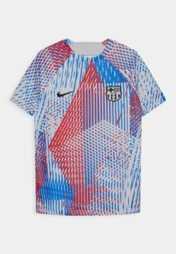 Nike Performance FC BARCELONA PREMATCH UNISEX - Print T-shirt - White/sky Grey/black