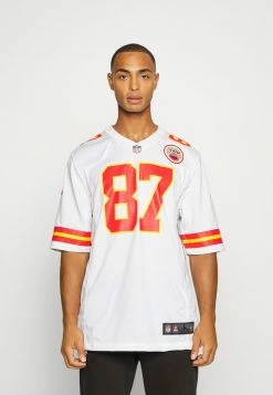 Nike Performance NFL TRAVIS KELCE 87 KANSAS CITY CHIEFS GAME ROAD - Sports T-shirt - White