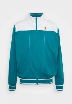 Nike Performance COURT HERITAGE JACKET - Fleece Jacket - Bright Spruce/white -Nike Performance store 35e0177c271747238a17d7f4950c9271
