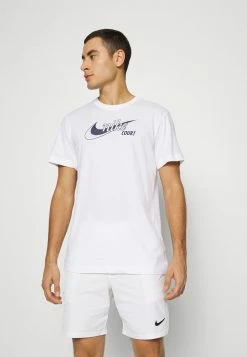 Nike Performance TEE TENNIS - Print T-shirt - White
