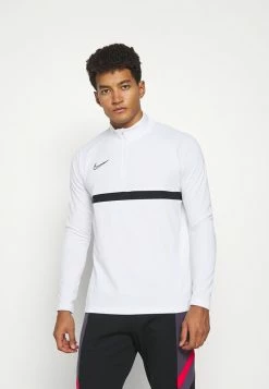 Nike Performance ACADEMY DRILL - Fleece Jumper - White/black