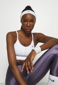 Nike Performance INDY BRA - Medium Support Sports Bra - White/black -Nike Performance store 364133ed40174604adda6ae23a7c4cdc