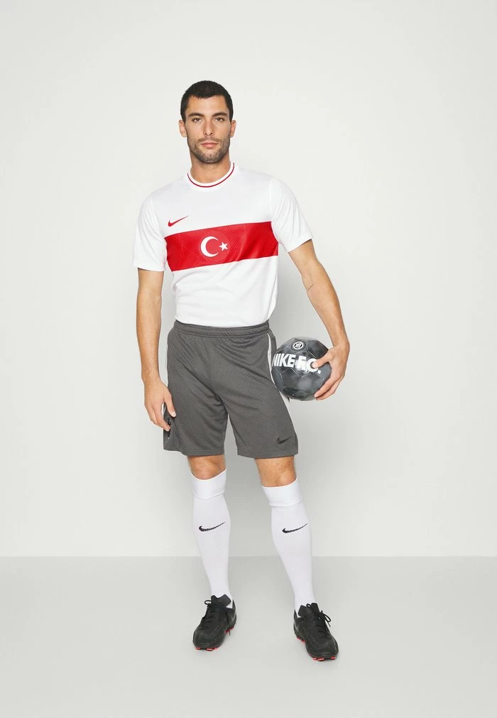 Nike Performance TURKEY HOME - Football Shirt - White/university Red 2 Nike Performance TURKEY HOME - Football Shirt - White/university Red - Image 2