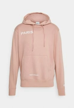 Nike Performance PARIS GERMAIN HOODIE - Club Wear - Rose Whisper/white -Nike Performance store 36ab166903b54bffb9f5ad97e90b2986