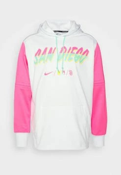 Nike Performance MLB SAN DIEGO PADRES CITY CONNECT THERMA HOODIE - Hoodie - White/hyper Pink -Nike Performance store 36c3f80bd34d431594d6f88a4f0dc485