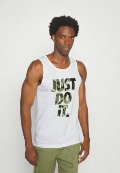 Nike Performance TANK CAMO - Top - White
