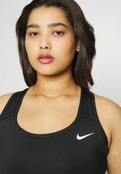 Nike Performance BRA NON PAD - Medium Support Sports Bra - Black/white -Nike Performance store 3767ae36d08348acaca891624baec3a9