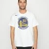 Nike Performance NBA GOLDEN STATE WARRIORS STEPH CURRY NAME AND NUMBER TEE - Print T-shirt - White/curry Stephen
