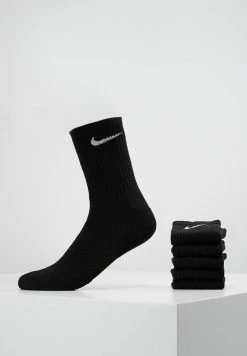 Nike Performance EVERYDAY CUSH CREW 6 PACK - Sports Socks - Black/white