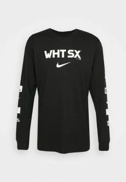 Nike Performance MLB CHICAGO WHITE SOX DOUBLE HEADER LONGSLEEVE - Club Wear - Black -Nike Performance store 39f3b0f48c004585bf208eae20b631d3