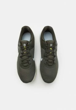 Nike Performance REVOLUTION 6 NN - Neutral Running Shoes - Cargo Khaki/glacier Blue/sequoia/light Silver/yellow Strike -Nike Performance store 3a1283e38bb749349f77de1d6a299b1e
