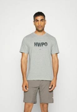 Nike Performance NIKE HWPO TEE - Sports T-shirt - Dark Grey Heather
