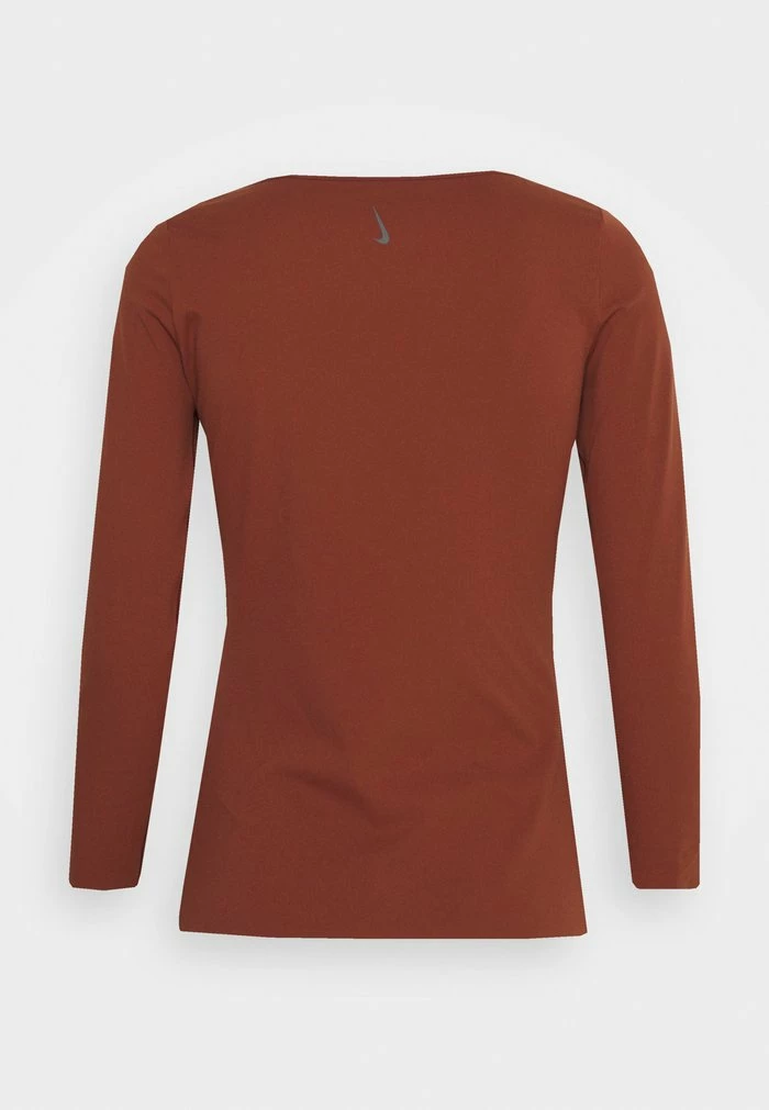 Nike Performance THE YOGA LUXE - Long Sleeved Top - Oxen Brown/iron Grey 2 Nike Performance THE YOGA LUXE - Long Sleeved Top - Oxen Brown/iron Grey - Image 2