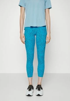 Nike Performance CROP - Leggings - Laser Blue/black