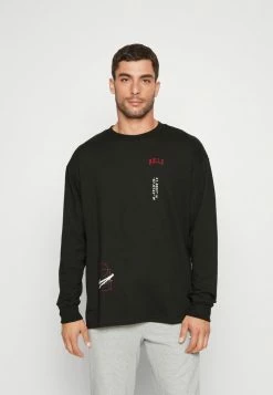 Nike Performance NBA CHICAGO BULLS COURTSIDE MAX 90 LONG SLEEVE - Club Wear - Black