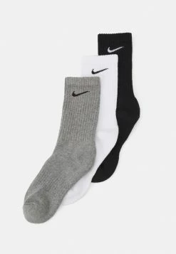 Nike Performance EVERYDAY CUSH CREW 3 PACK - Sports Socks - White/carbon Heather/black