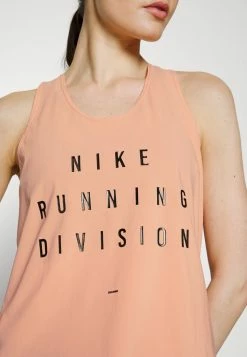 Nike Performance RUN TANK - Top - Light Madder Root/black -Nike Performance store 3be6ab72a8344781b76fbc7fc8f1117a