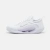 Nike Performance COURT ZOOM NXT - Multicourt Tennis Shoes - White/metallic Silver/grey Fog